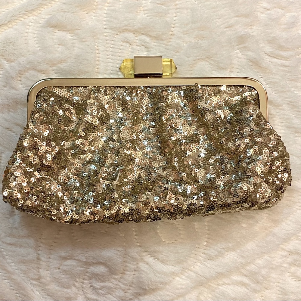 Gold Clutch Purse